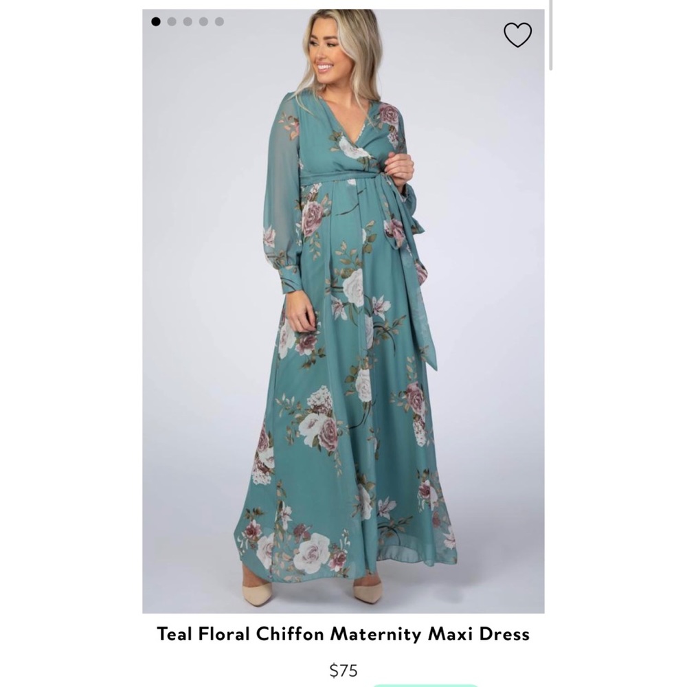 Pinkblush Maternity Floral Maxi Dress